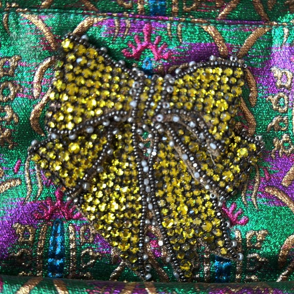 Gucci Brocade Animalier Bow backpack main image 5